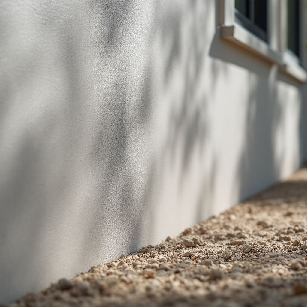 Parging foundation work
