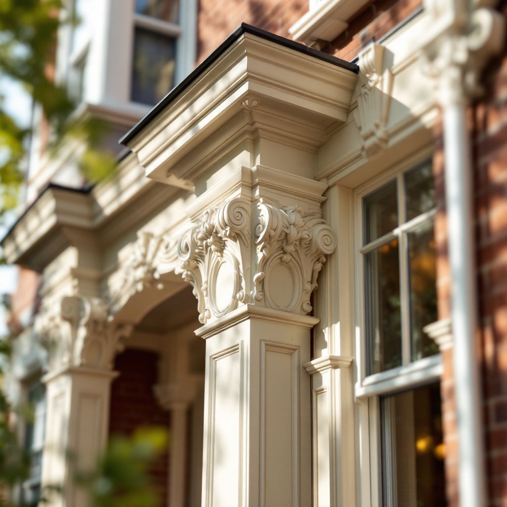 Exterior moulding detail