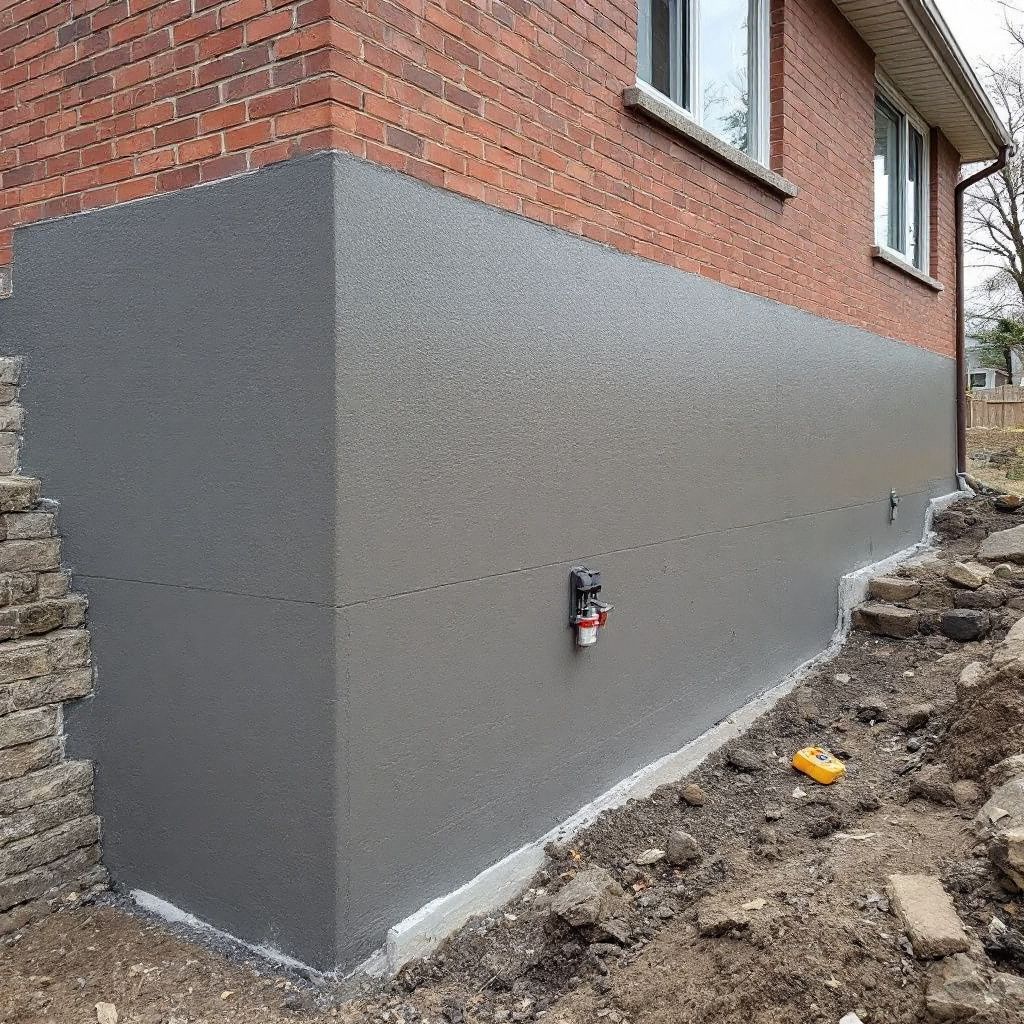 Foundation Parging
